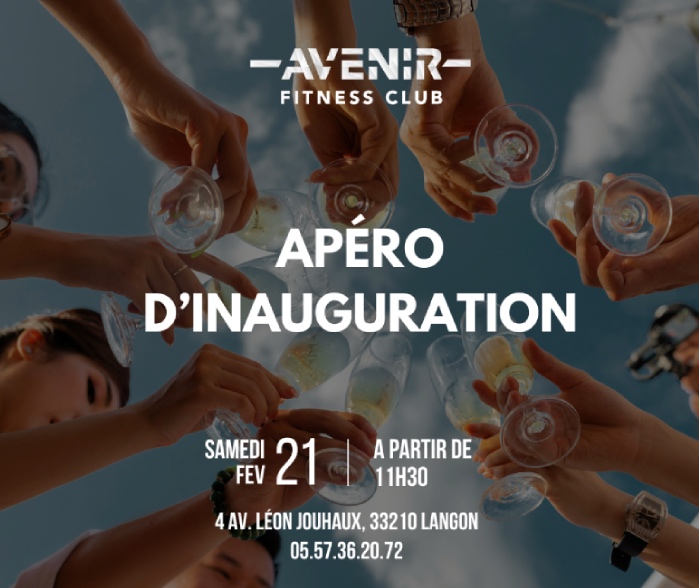 Apéro d’inauguration reporté